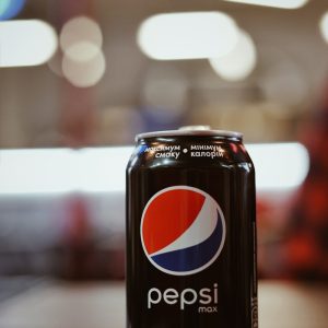 Pepsi soda tin can