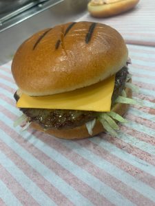 Quarter pounder burger