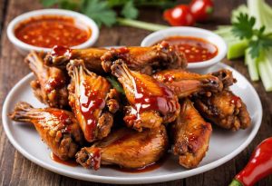 Sweet and spicy wings 8pc